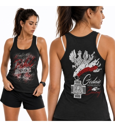 Damski tank-top POLSKI ŻOŁNIERZ